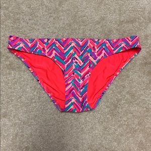 Bright multicolor bikini bottoms